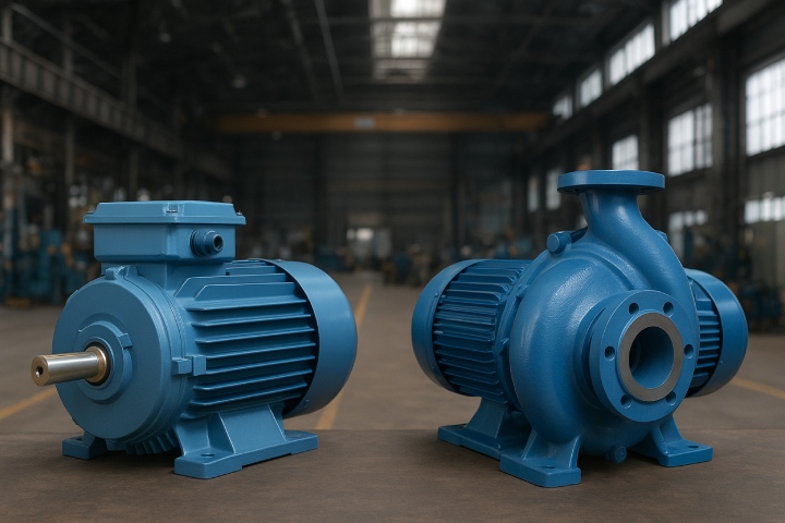 تفاوت الکتروموتور و پمپ