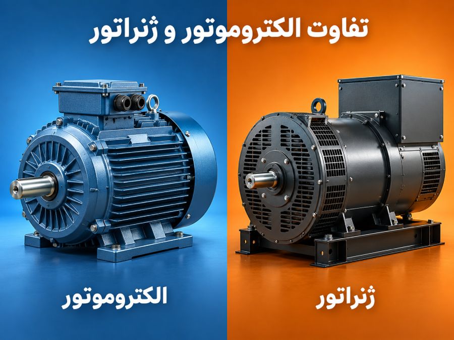 تفاوت ژنراتور و الکتروموتور